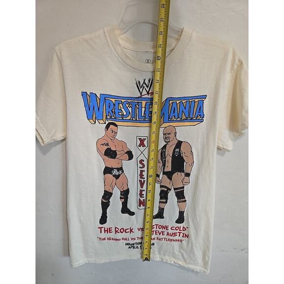 Wrestle Mania T-shirt Men's Small X-Seven The Rock vs. Stone Cold Steve Austin - Picture 6 of 10